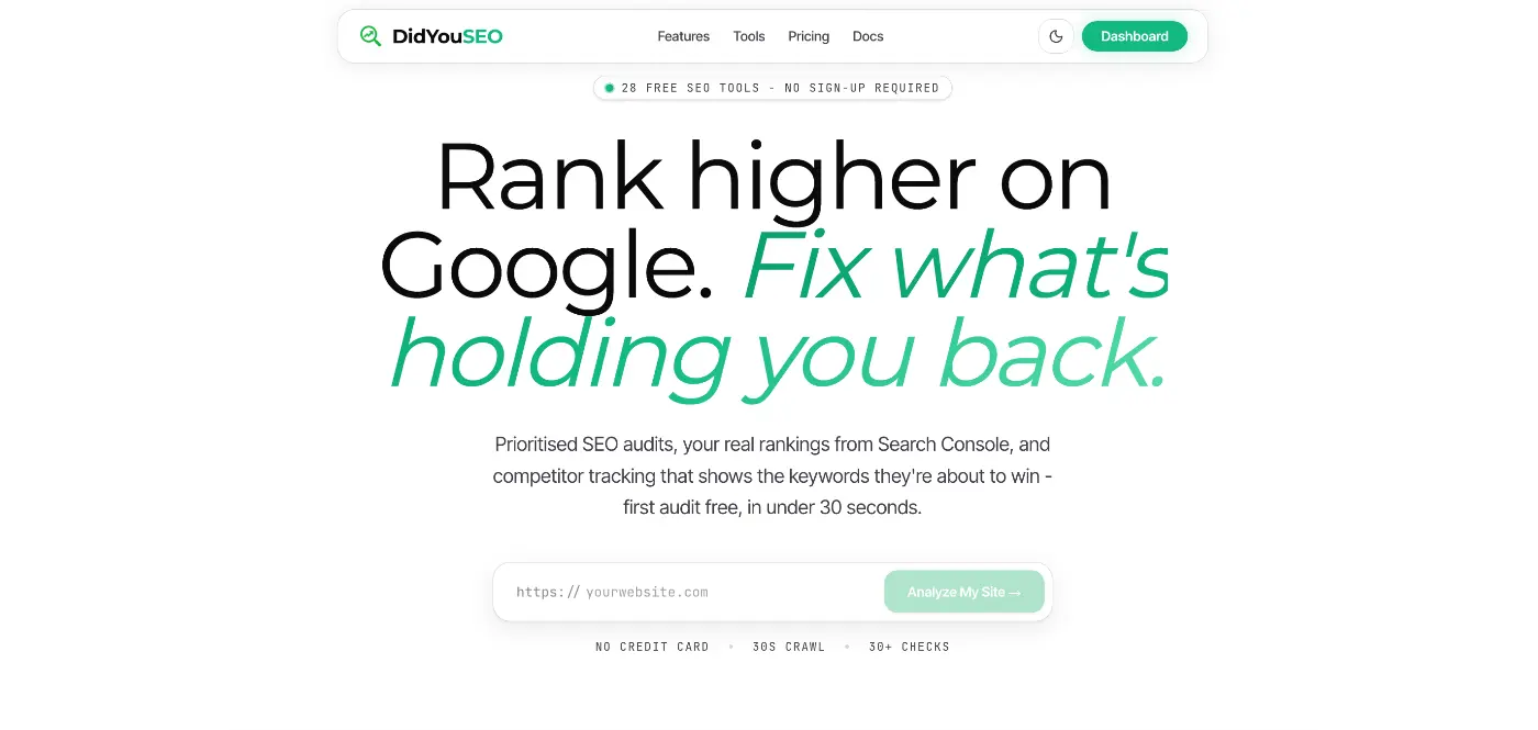 DidYouSEO - Screenshot 3