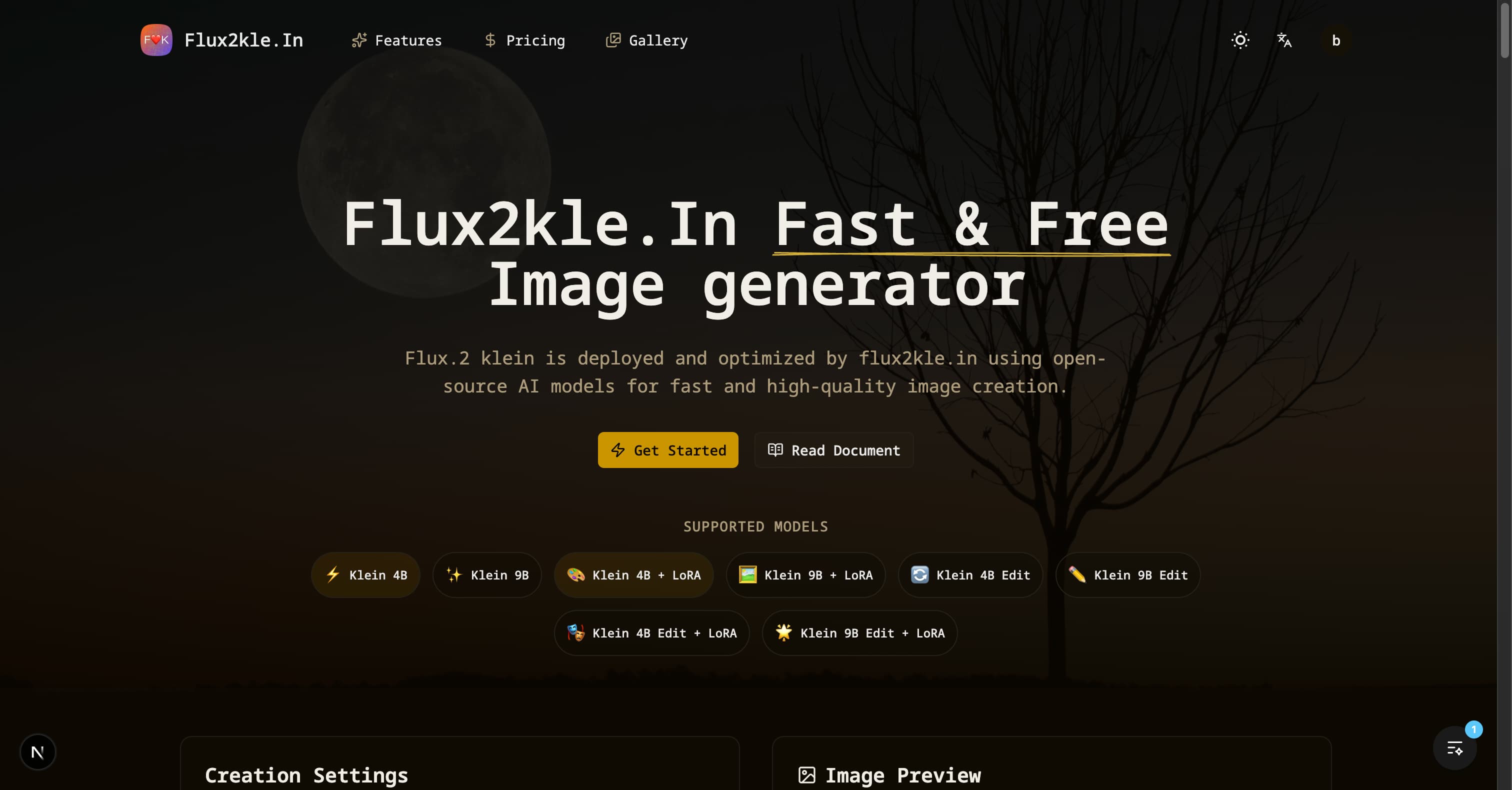 flux2kle.in - Screenshot 1