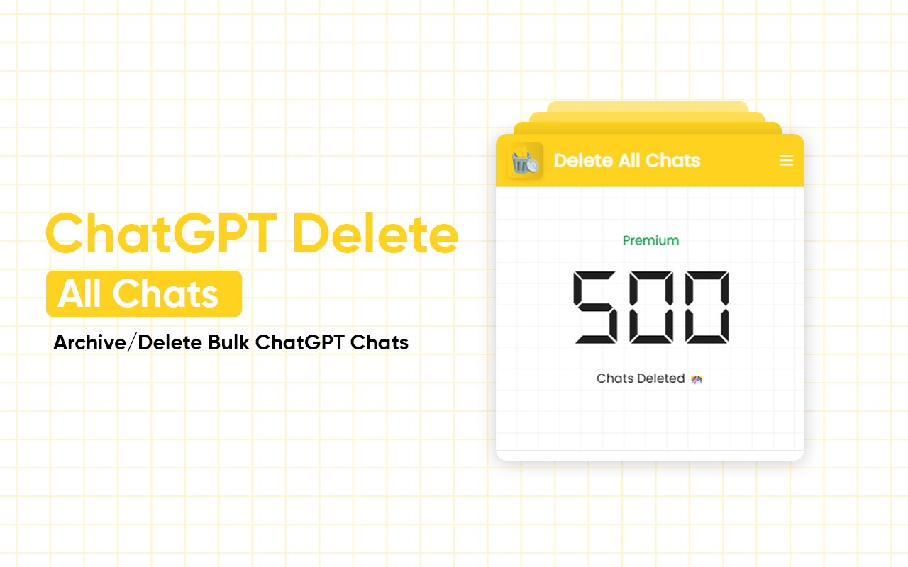 Chatgpt Delete All Chats - Screenshot 1