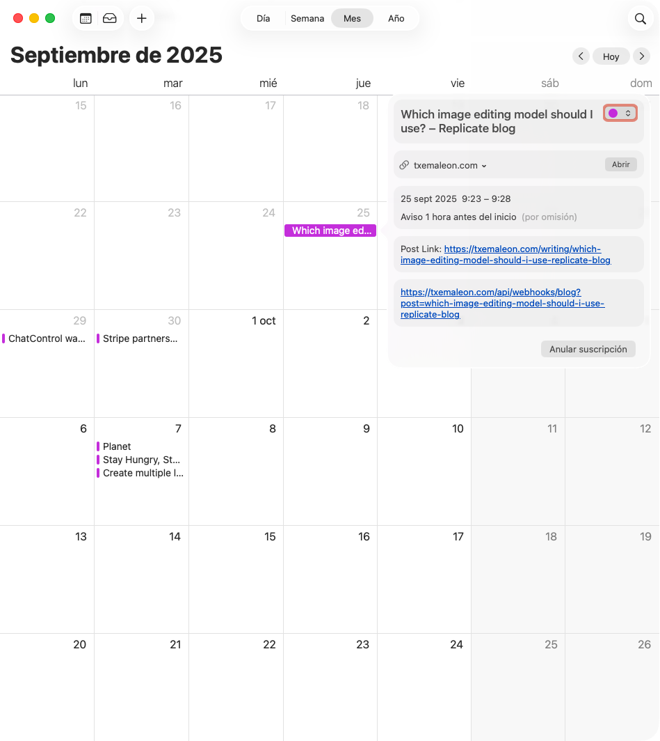 Notion to Calendar - Screenshot 3