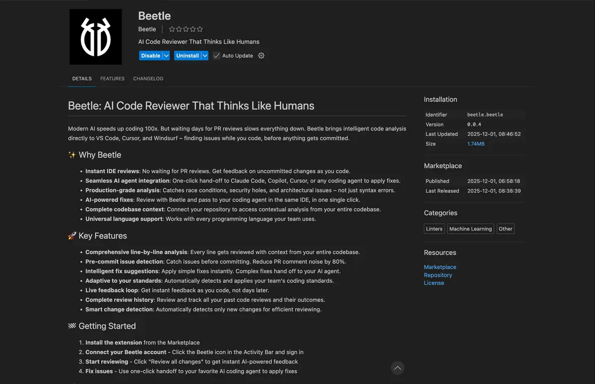 Beetle's Extension - Screenshot 1