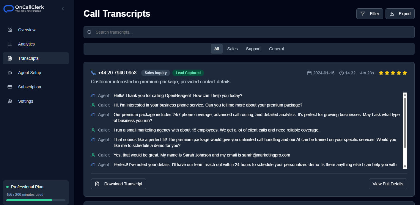 OnCallClerk - Screenshot 4