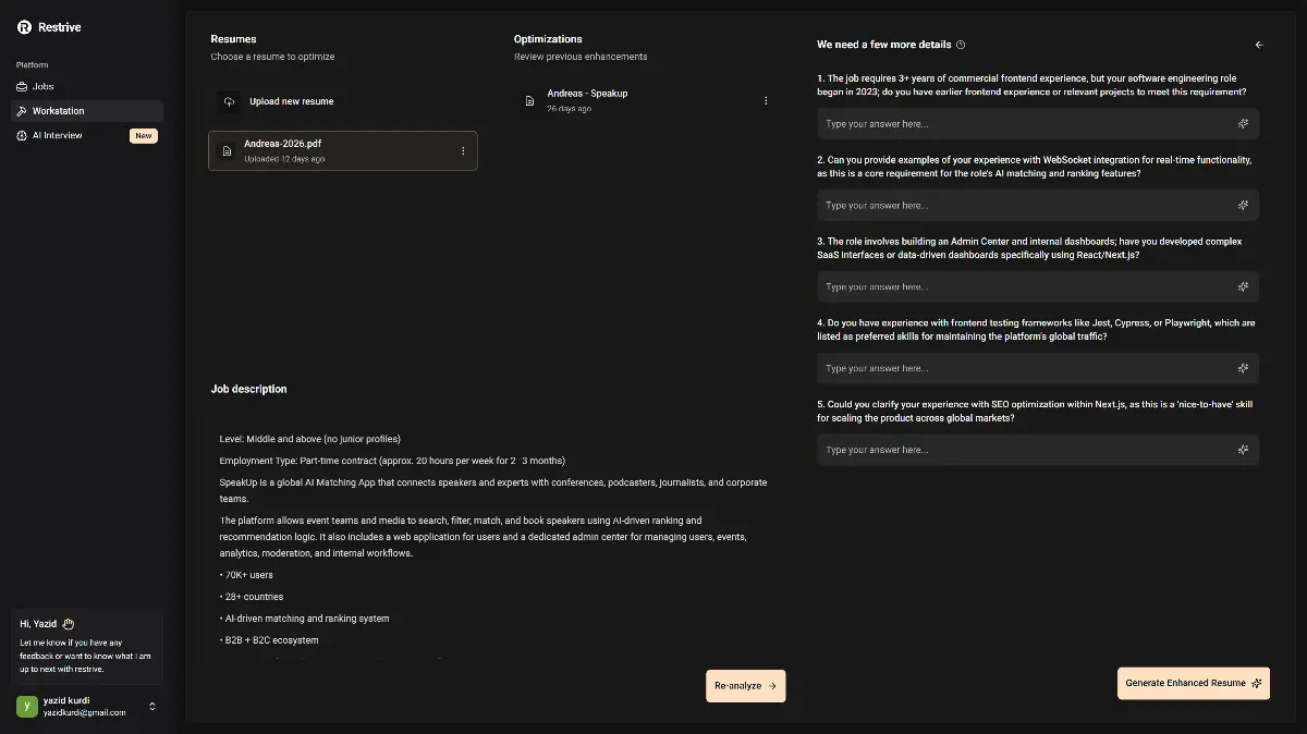 Restrive - Screenshot 2