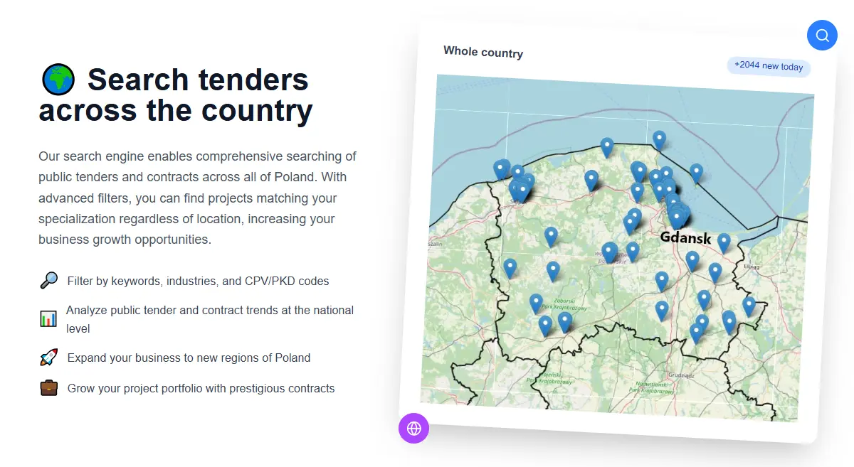 Find Tenders - Screenshot 3