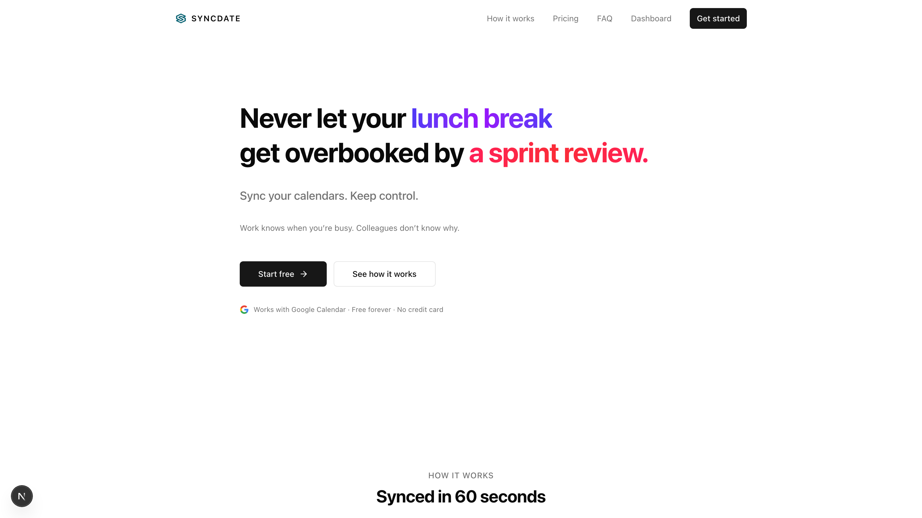 SYNCDATE - Screenshot 1