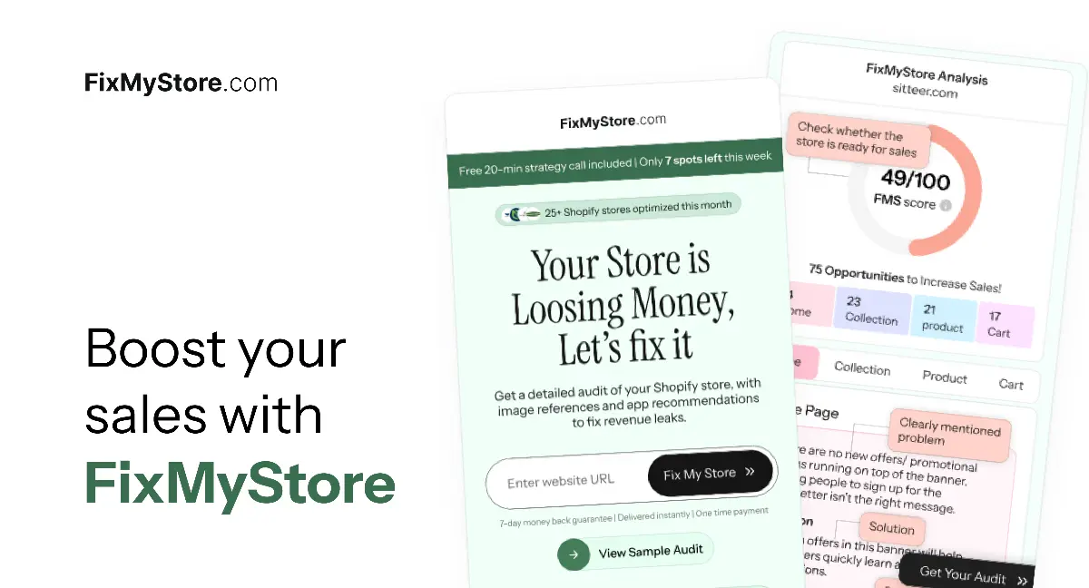 FixMyStore - Screenshot 1