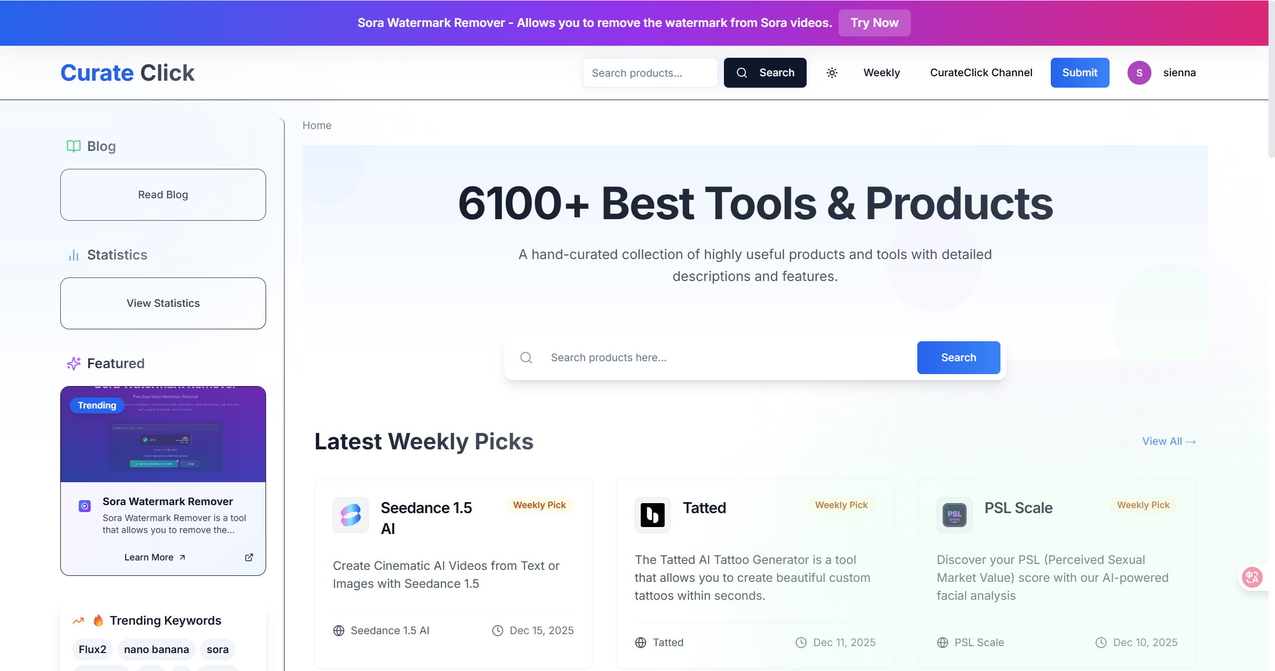 CurateClick - Screenshot 1