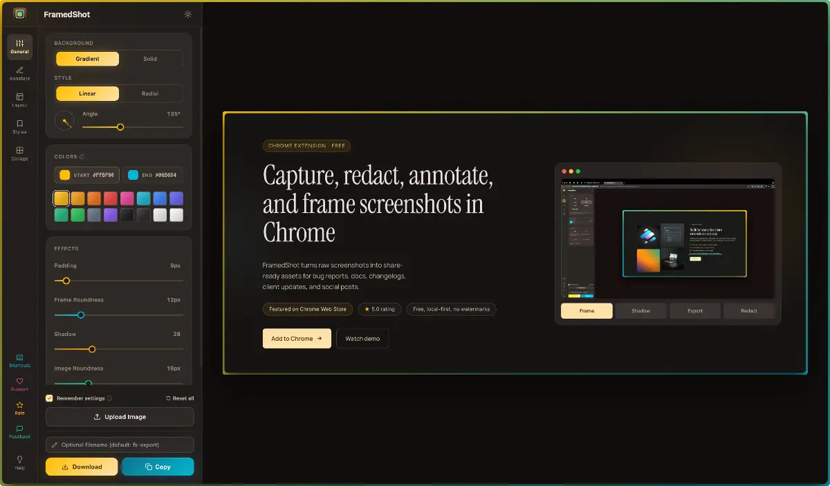FramedShot - Screenshot 1