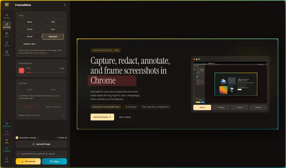 FramedShot - Screenshot 2