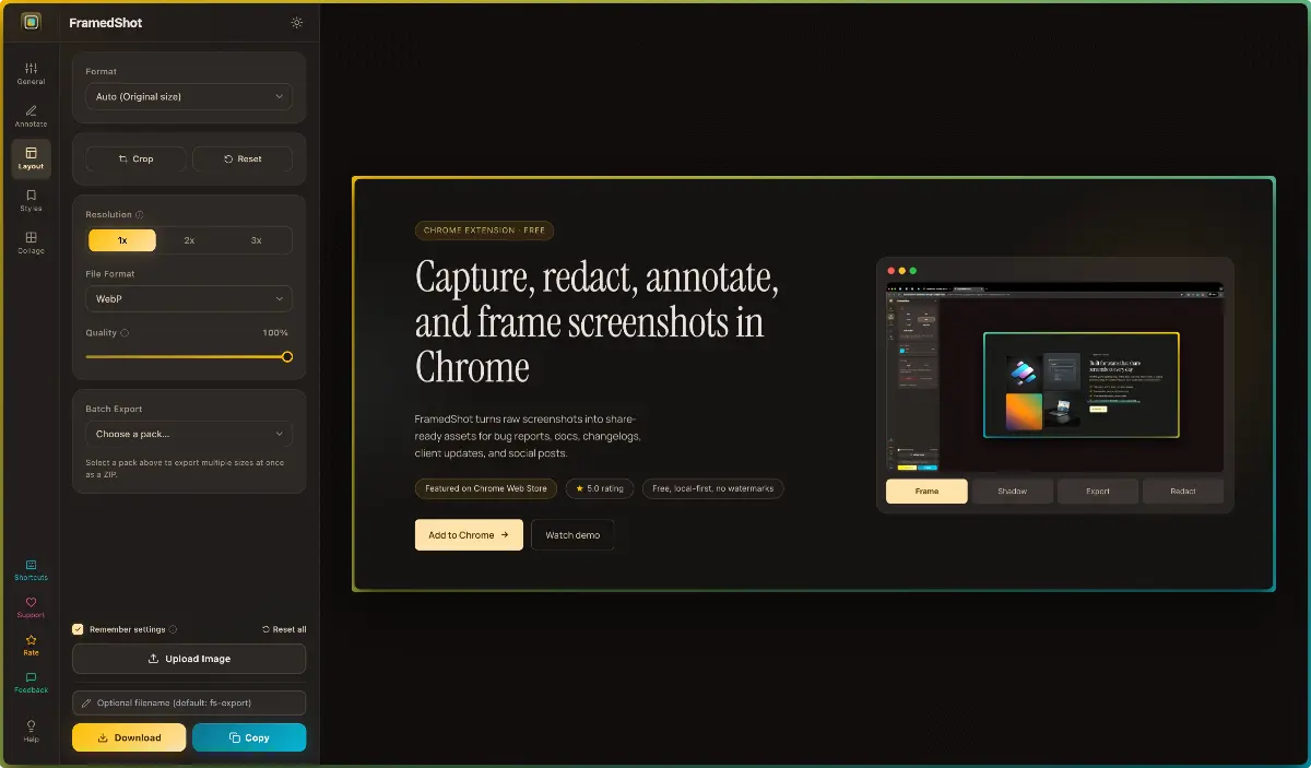 FramedShot - Screenshot 3