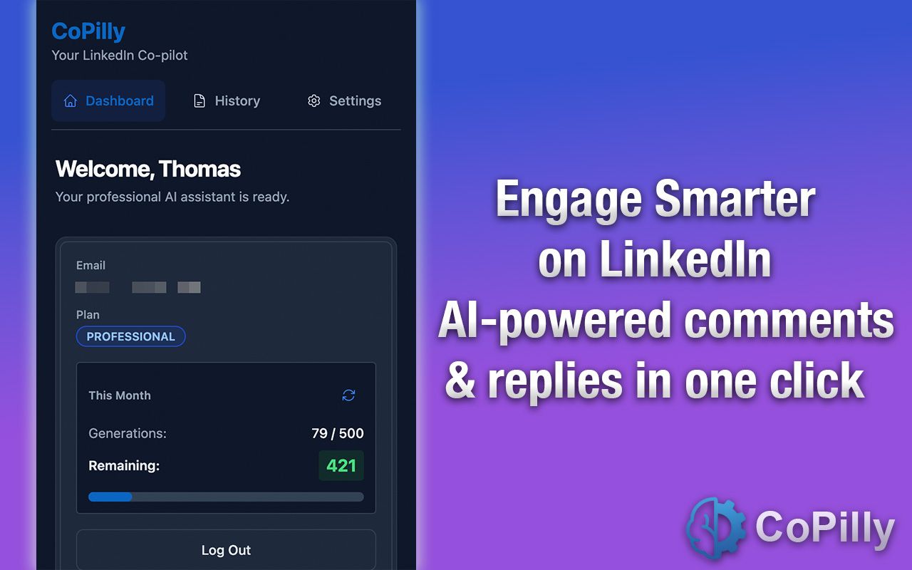 CoPilly - Screenshot 1