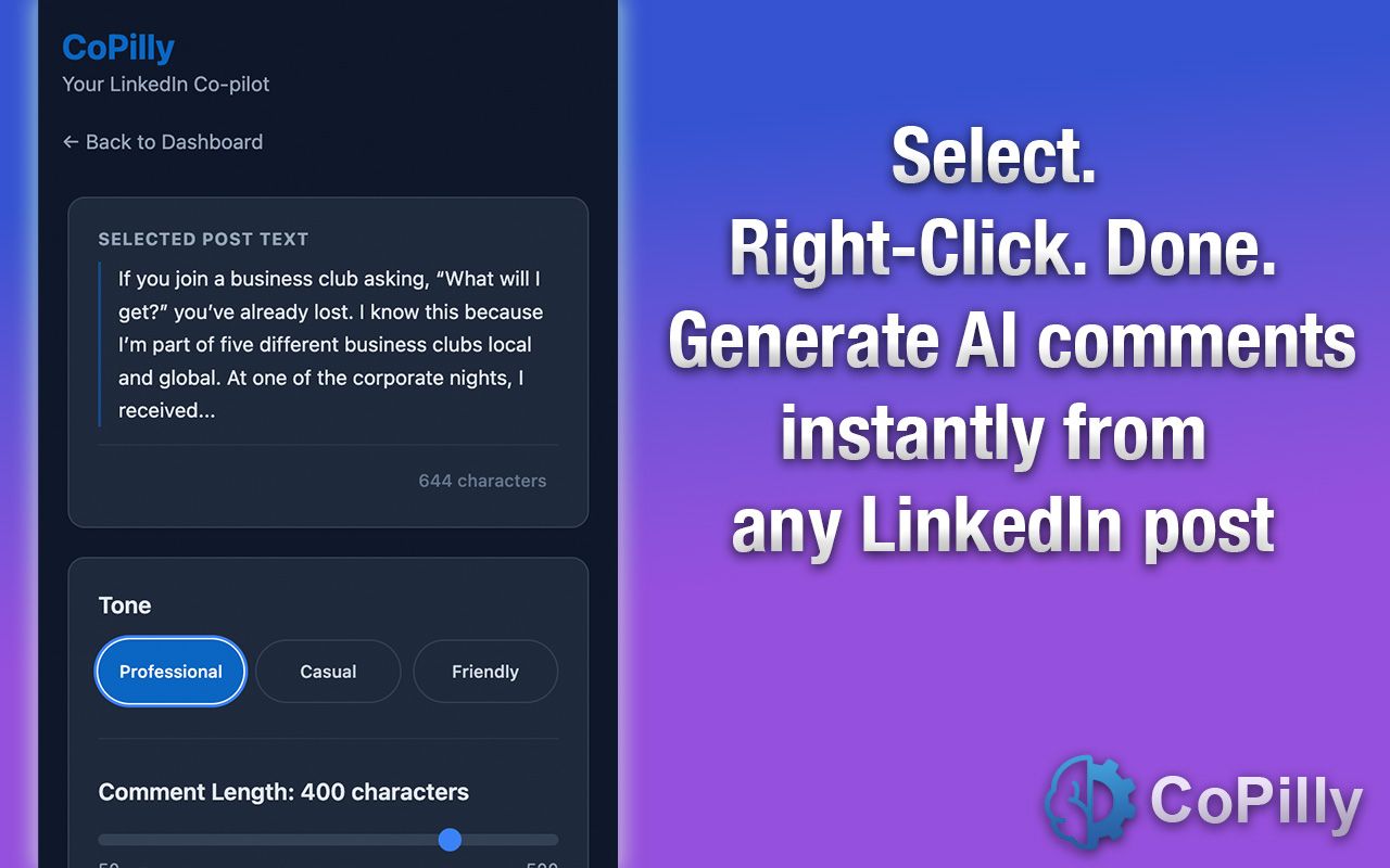 CoPilly - Screenshot 4