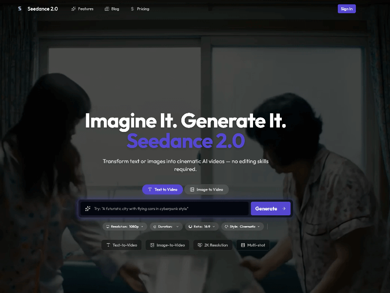 Seedance 2.0 - Screenshot 2