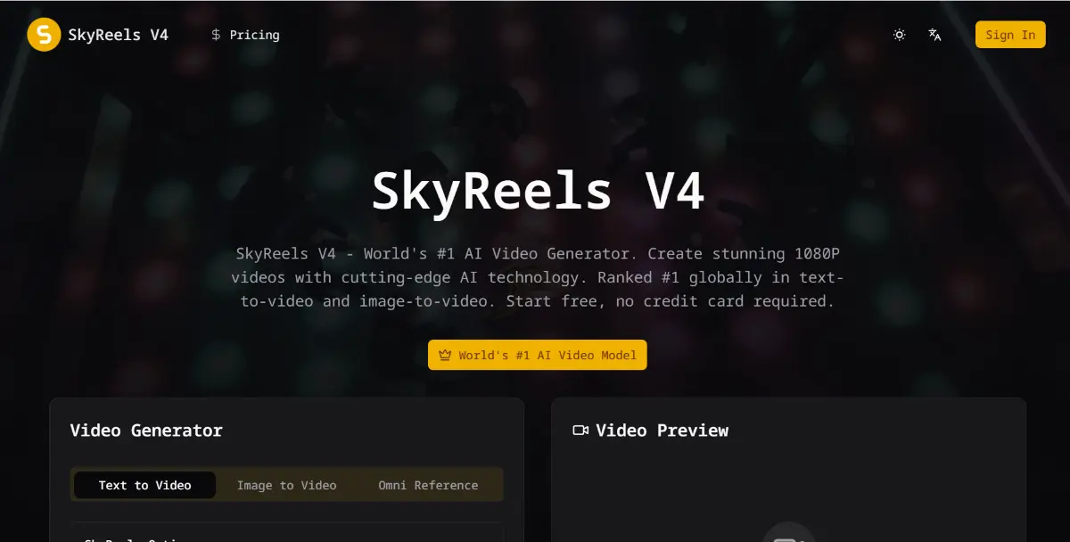 Skyreels V4 - Screenshot 1