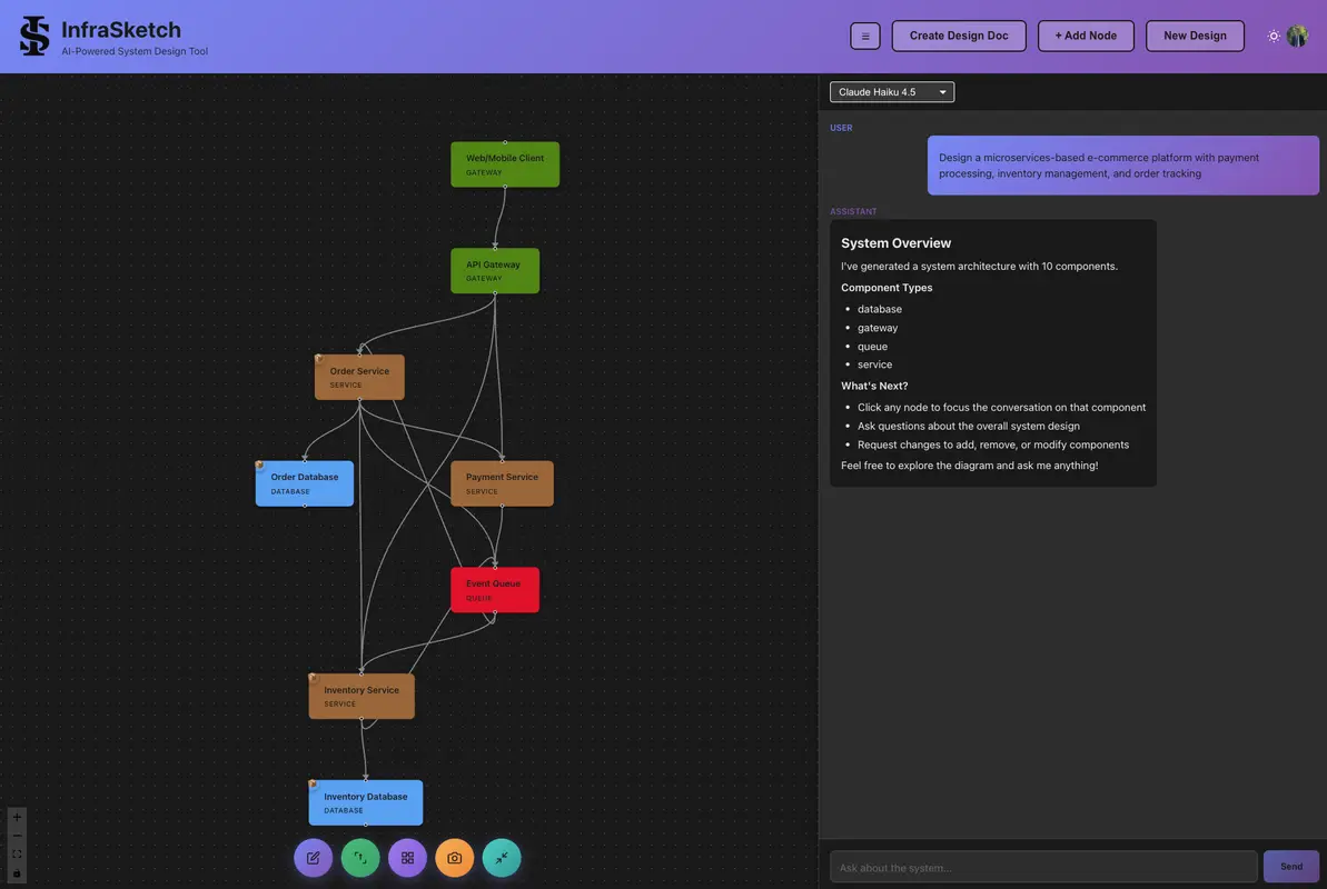 InfraSketch - Screenshot 1
