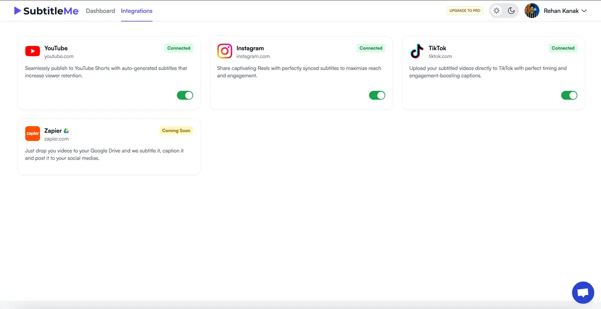 SubtitleMe: Instant AI Video Subtitles & Tran - Screenshot 3