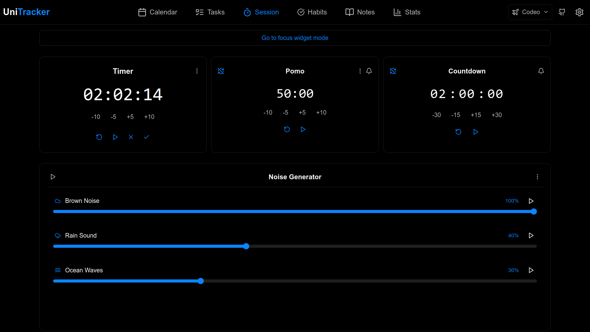 UniTracker - Screenshot 1