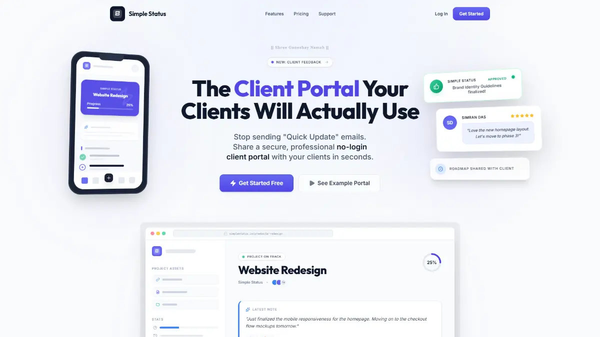 Simple Status - Screenshot 1