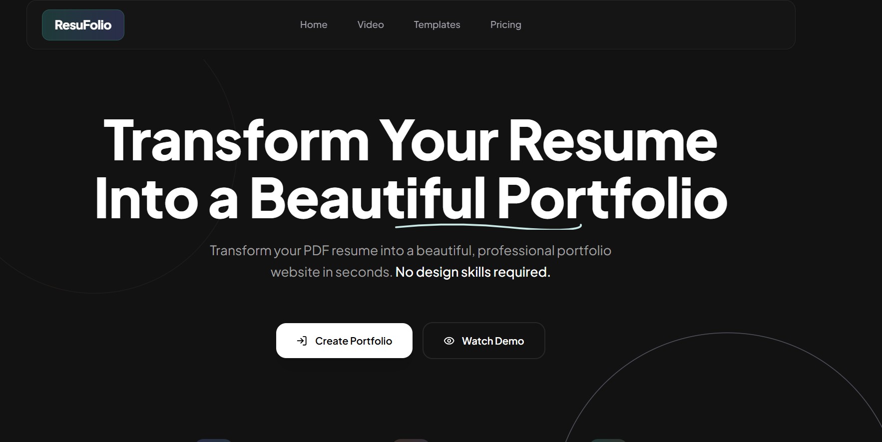 ResuFolio - Screenshot 1
