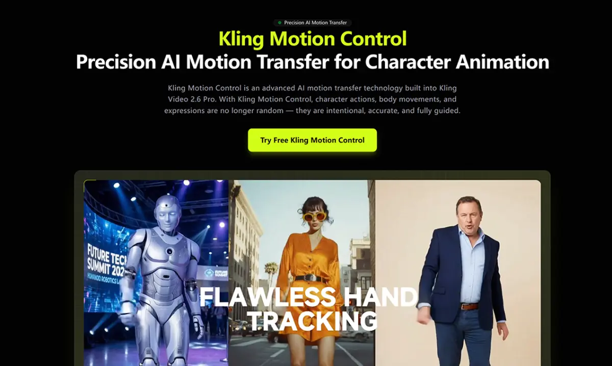 Kling Motion Control - Screenshot 1