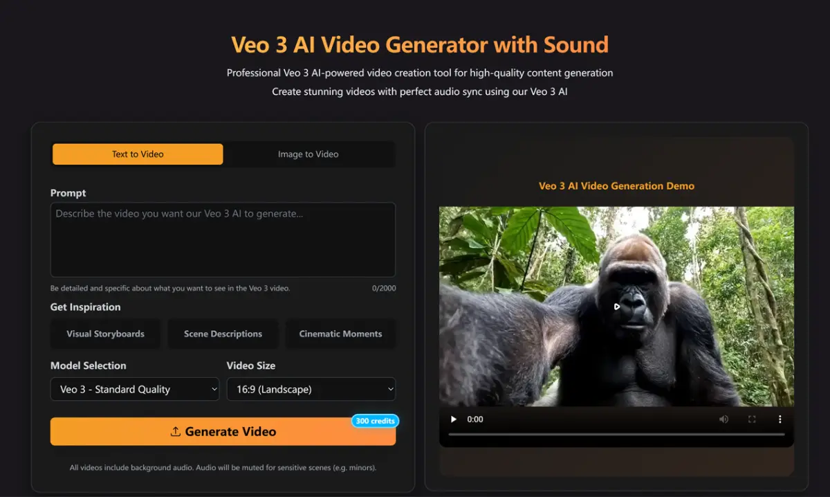 veo 3 ai video generator - Screenshot 1