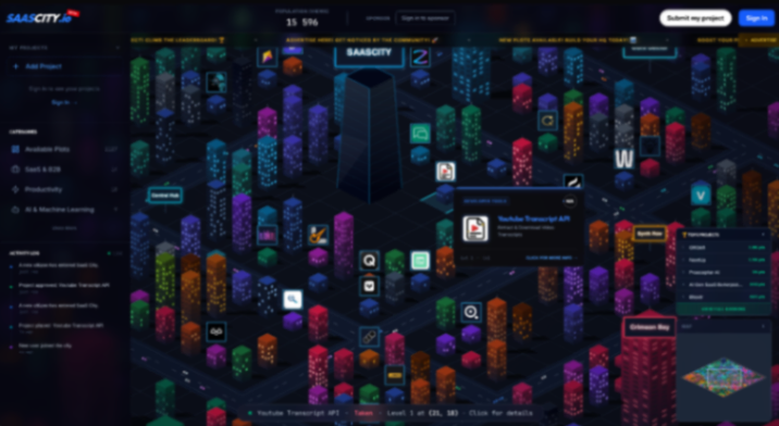 SaaSCity - Screenshot 2