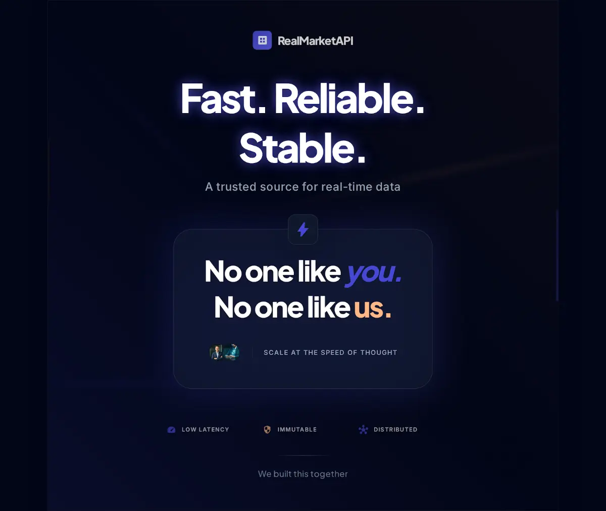 Realtime Market API - Screenshot 3