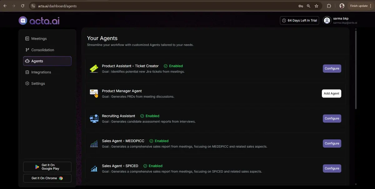 acta.ai - Screenshot 3