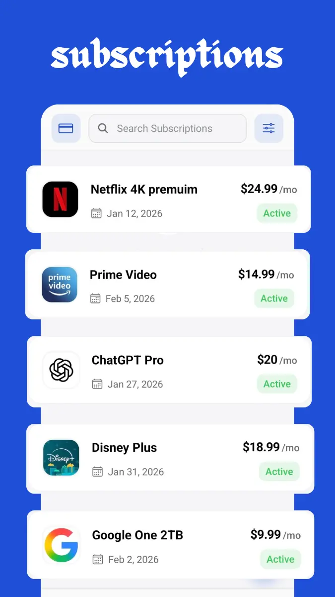 TrackAutopay - Screenshot 2
