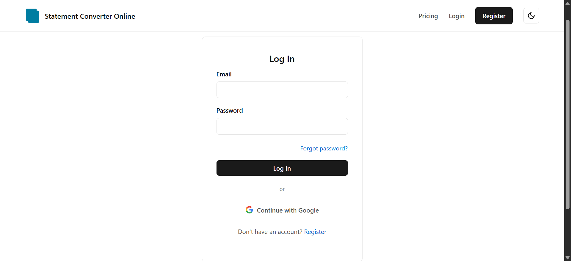Statement Converter Online - Screenshot 3