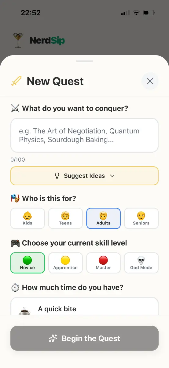 NerdSip - Screenshot 5