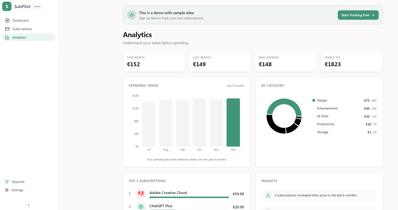 SubPilot - Screenshot 2