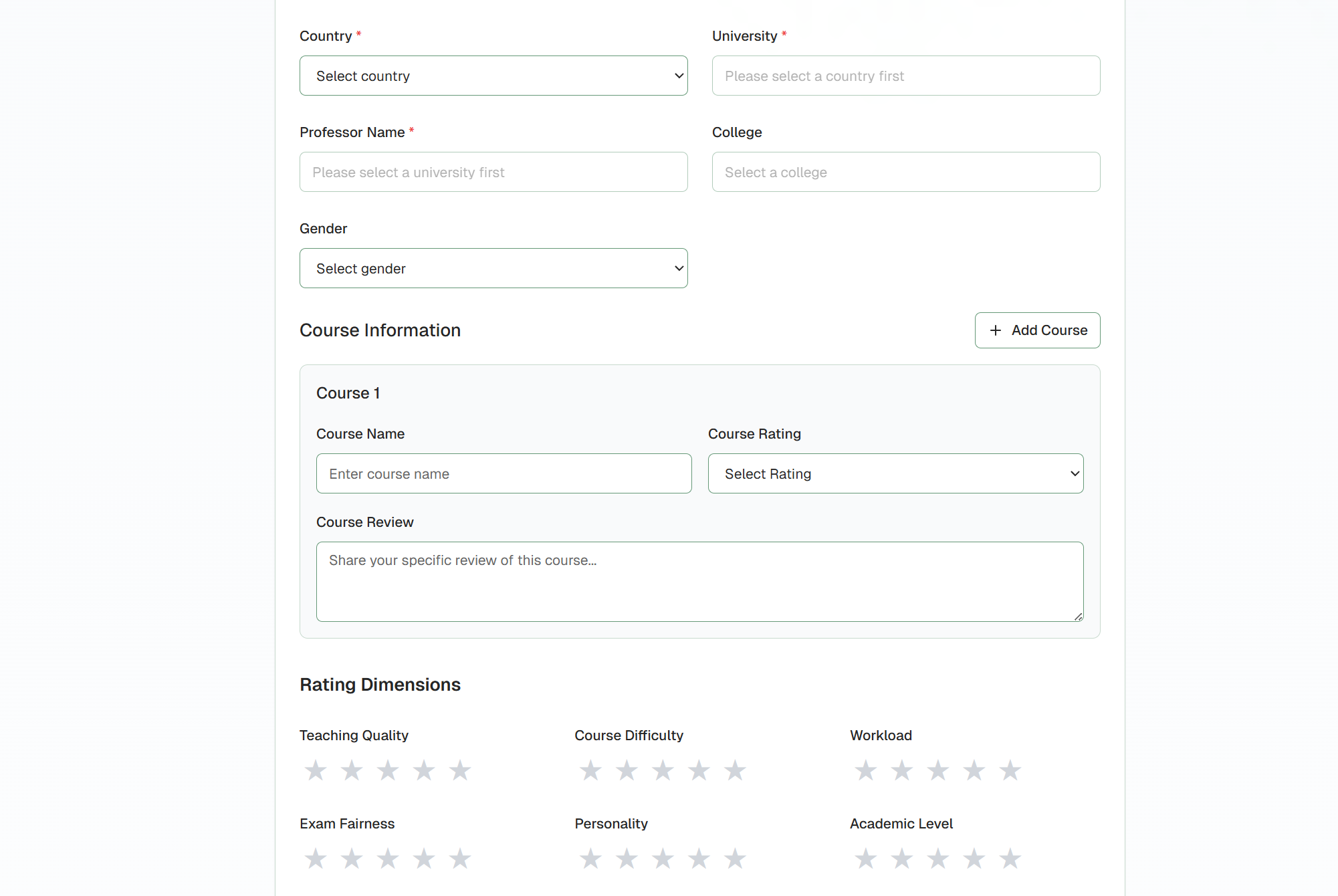 Rate My Professor - Screenshot 1