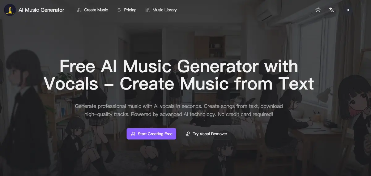 AI Music generator - Screenshot 1