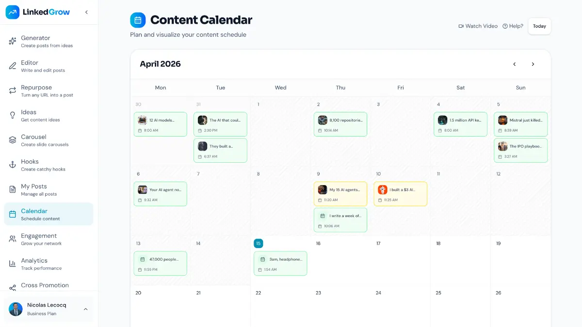 LinkedGrow - Screenshot 2
