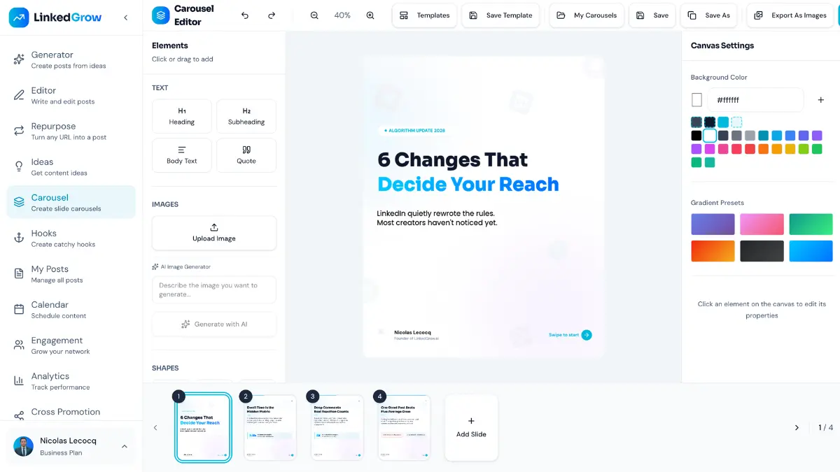 LinkedGrow - Screenshot 4