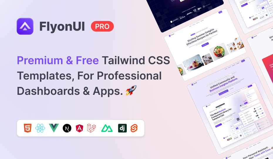 FlyonUI - Screenshot 1