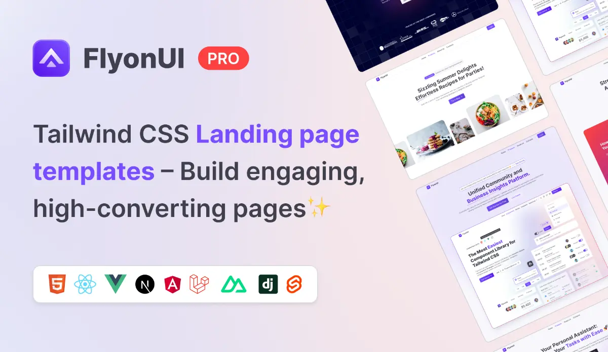 FlyonUI - Screenshot 2