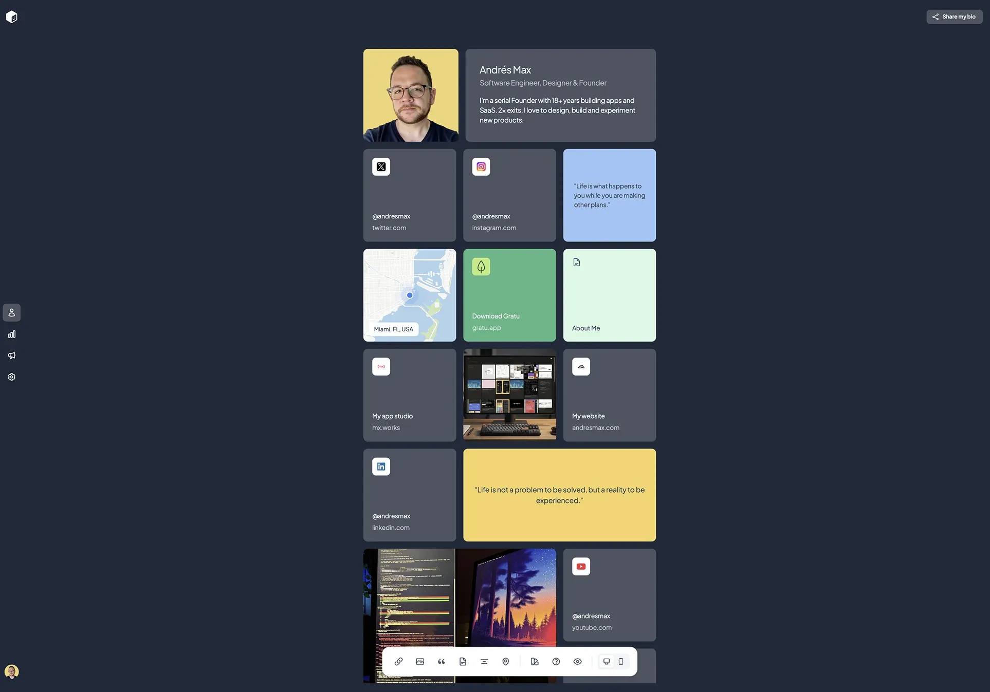 Tini.bio - Screenshot 2