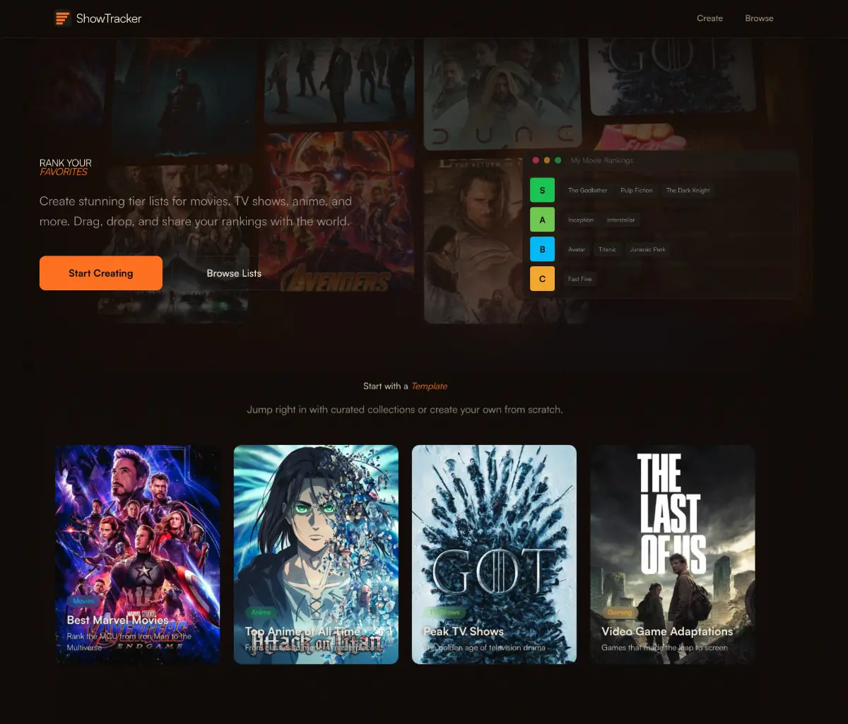 Show Tracker - Screenshot 1