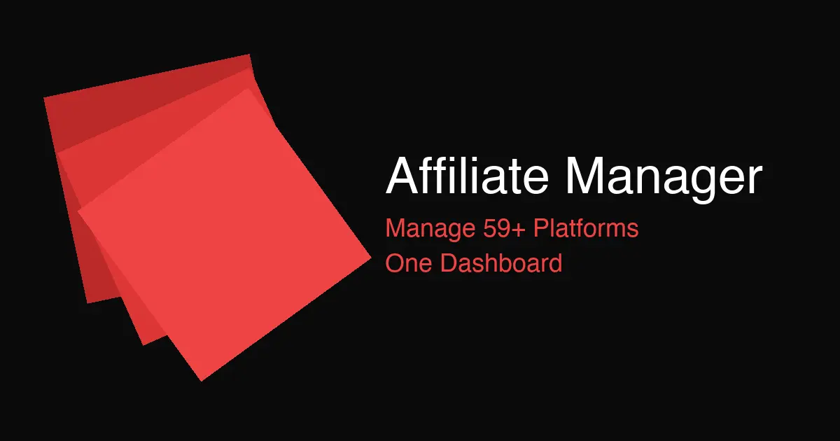 Affiliate Manager - Screenshot 1
