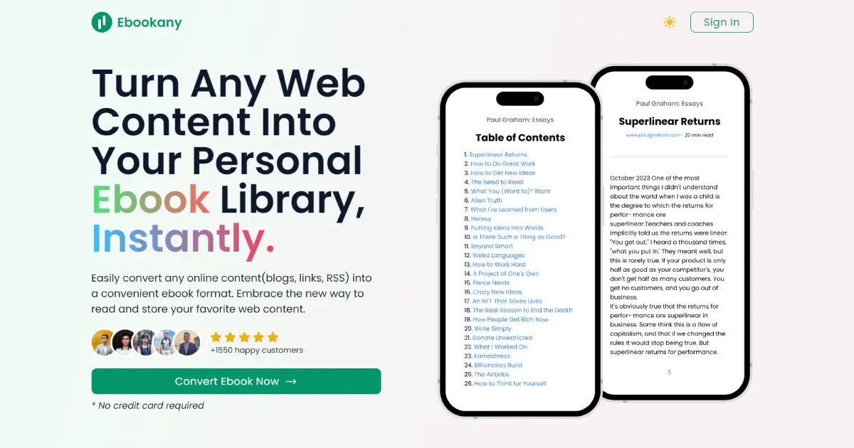 Ebookany - Screenshot 1