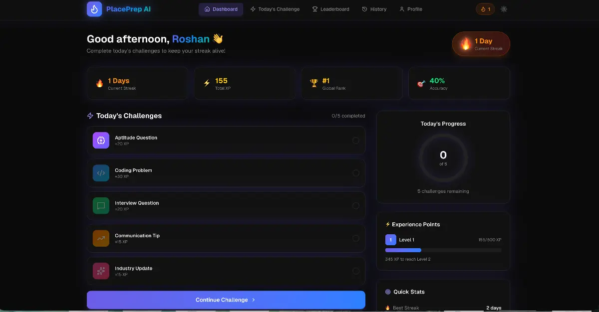 PlacePrep AI - Screenshot 4