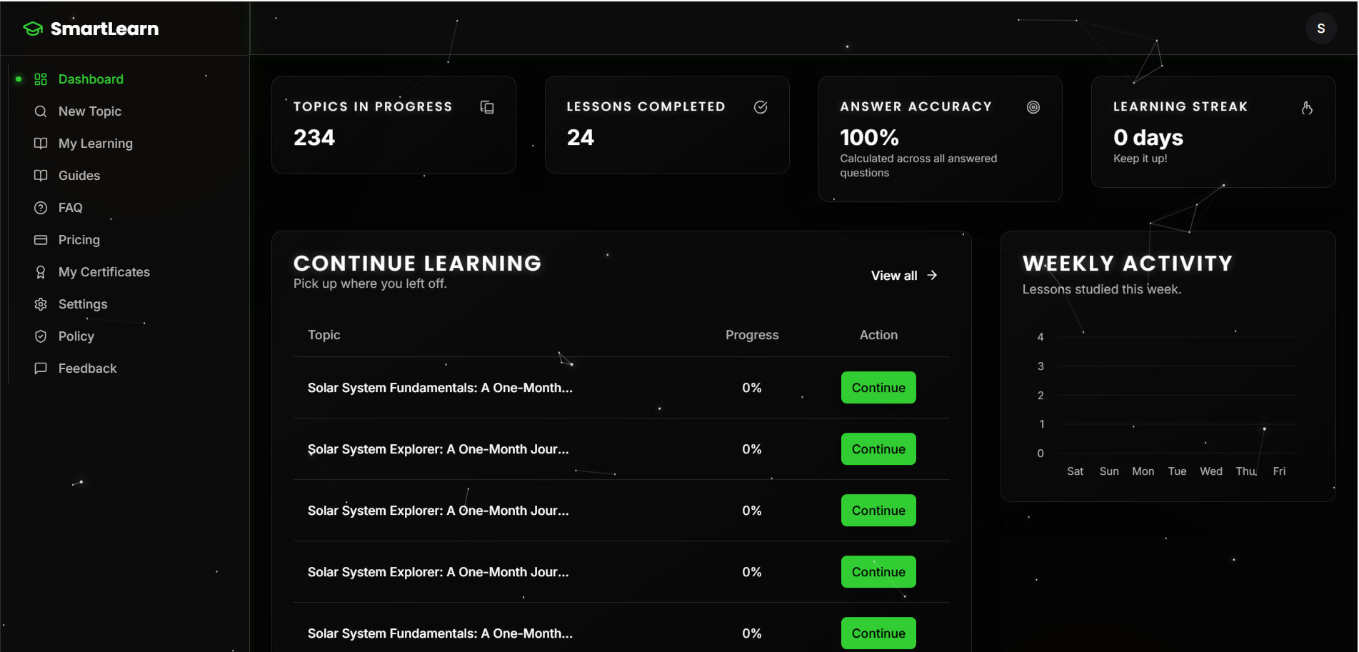 SmartLearn - Screenshot 2
