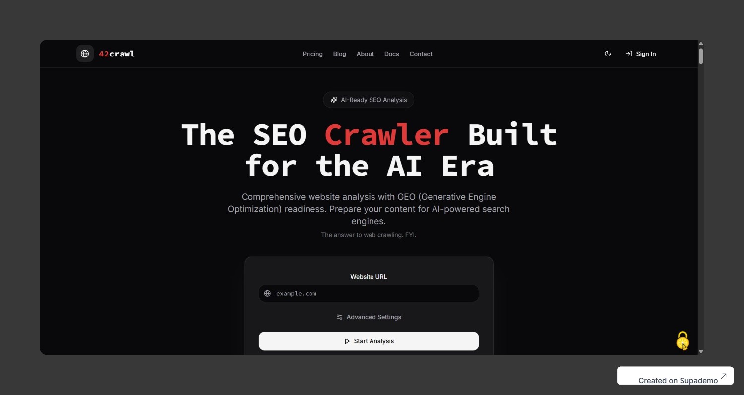 42crawl - Screenshot 1