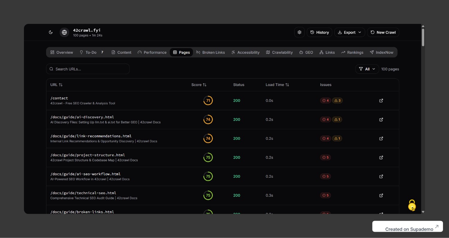 42crawl - Screenshot 3