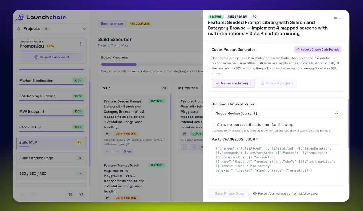 LaunchChair - Screenshot 4