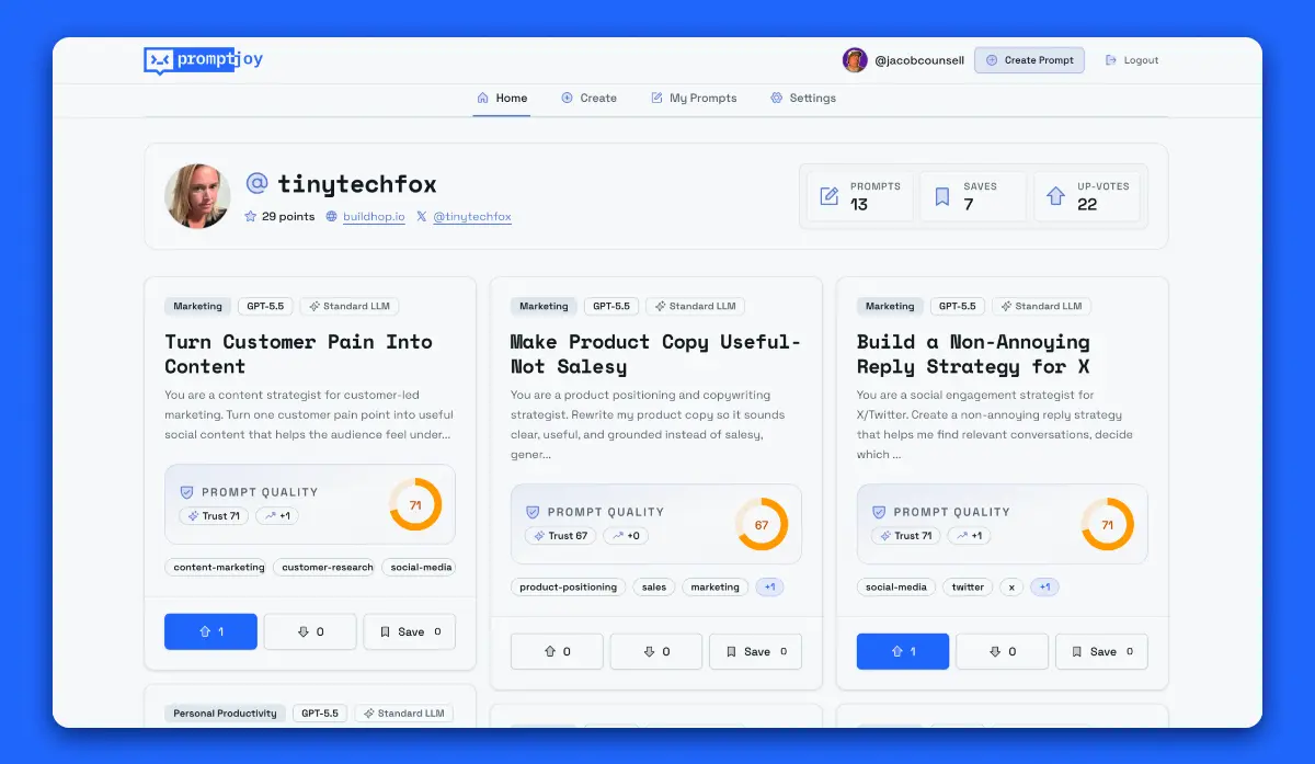 PromptJoy - Screenshot 2
