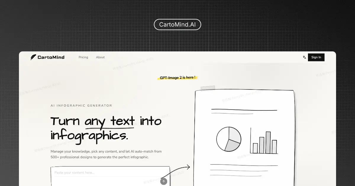 CartoMind - AI Infographic Generator - Screenshot 4