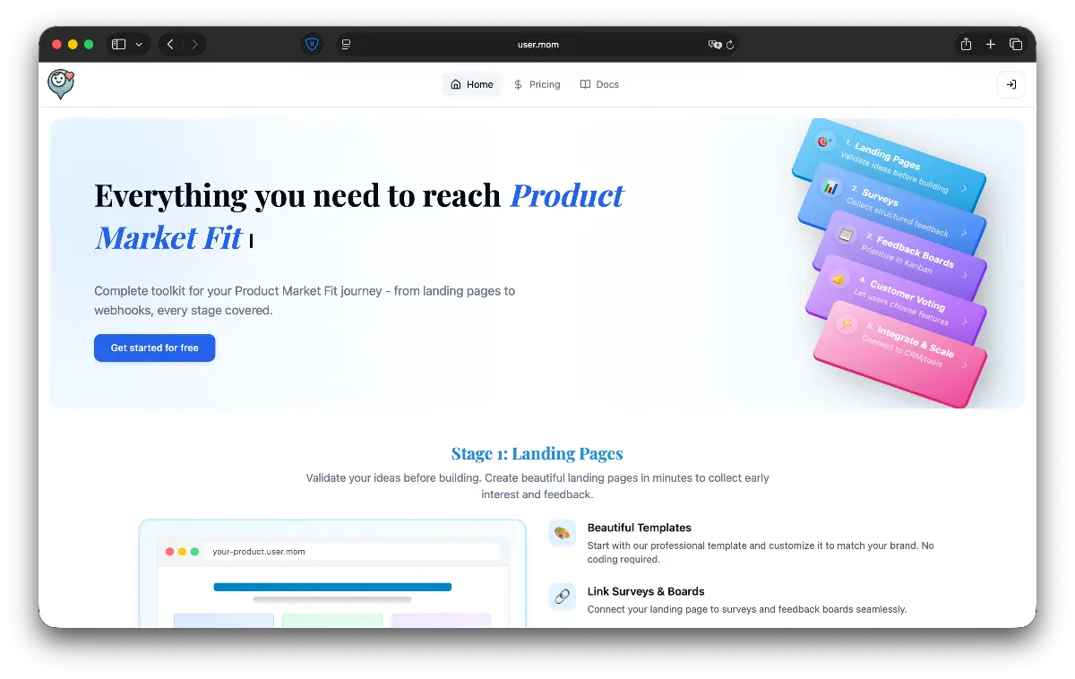 user.mom - Screenshot 1